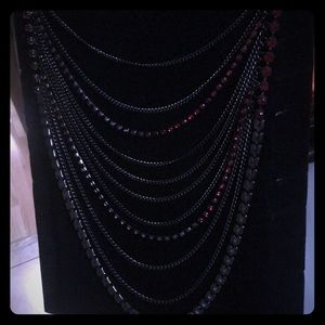 Edgy, 11-strand Necklace
